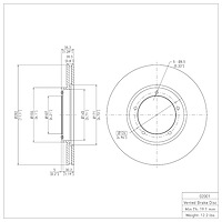 GeoSpec-Coated Rotor, 1967-1988 Audi/Porsche/Volkswagen, Position: Front