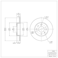 GeoSpec-Coated Rotor, 2009-2019 Mopar, Position: Rear