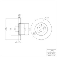 GeoSpec-Coated Rotor, 2001-2008 Fits Multiple Makes/Models, Position: Rear