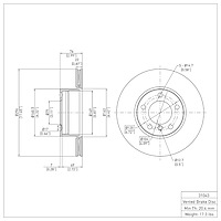 GeoSpec-Coated Rotor, 1996-2003 BMW, Position: Front