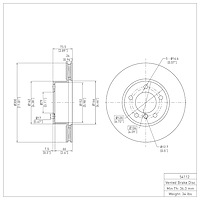 GeoSpec-Coated Rotor, 2006-2013 BMW, Position: Front