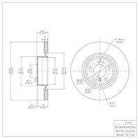 GeoSpec-Coated Rotor, 2012-2020 BMW, Position: Rear