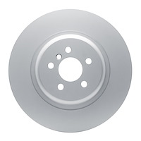 GeoSpec-Coated Rotor, Fits Select BMW, Position: Rear Left