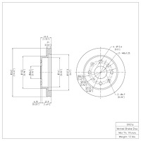 GeoSpec-Coated Rotor, 1990-2014 Acura/Honda, Position: Front