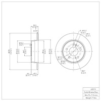GeoSpec-Coated Rotor, 1984-1995 Mercedes-Benz, Position: Front