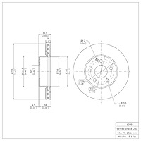 GeoSpec-Coated Rotor, 2008-2015 Mercedes-Benz, Position: Front