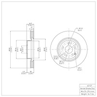 GeoSpec-Coated Rotor, 2006-2015 Mercedes-Benz, Position: Front