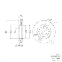 GeoSpec-Coated Rotor, 1988-2007 Fits Multiple Makes/Models, Position: Front