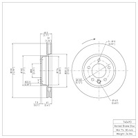 GeoSpec-Coated Rotor, 2003-2018 Audi/Porsche/Volkswagen, Position: Right Front