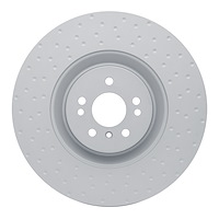 GeoSpec-Coated Dimpled Rotor, 2007-2011 Mercedes-Benz, Position: Front
