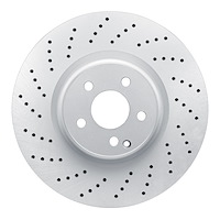 GeoSpec-Coated Drilled Rotor, 2003-2006 Mercedes-Benz, Position: Front