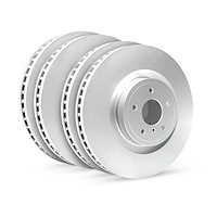 GEO-Carbon Brake Rotor Set, Fits Select Kia/Hyundai/Genesis, Position: Front & Rear
