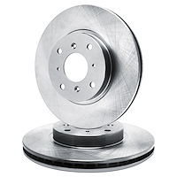 E-Line Blank Brake Rotor Set, 2007-2011 Mopar, Position: Front