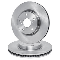 E-Line Blank Brake Rotor Set, 2007-2013 Ford/Lincoln/Mercury/Mazda, Position: Front