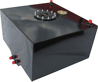 2150ADS Aluminum Fuel Cell, 15-Gallon, Black Powder Coated