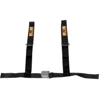 Non-SFI 4-Point Racing Harness Black