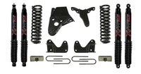 4 in. Suspension Lift Kit for 1983-1997 Ranger with Black MAX Shocks 134RHK-B