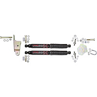 Dual Black MAX Stabilizer 1994-1997 for Dodge Ram 1/2, 3/4, 1 Ton 4WD with/without Drop Pitman Arm