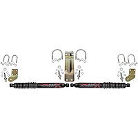 Dual Black MAX Stabilizer 1998-2001 for Dodge Ram 1/2, 1998-2002 for 3/4, 1 Ton 4WD with/without Drop Pitman Arm