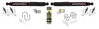 Dual Black MAX Stabilizer 1998-2002 for Dodge Ram 3/4, 1 Ton 4WD with 3-3/4" Axle Tube