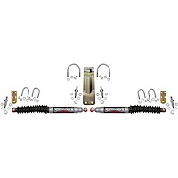 Multi-Make Silver Dual Stabilizer Kit 1967-91 Chevy/GMC