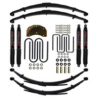 4 in. Suspension Lift Kit for 1986-1996 F-350 with Black MAX Shocks F840MKS-B
