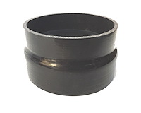 Step Hose Coupler, 4.750/5 in. I.D. [Black Finish]