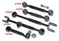 67289 Adjustable Rear Camber Arms Fits Select 2003-2007 Acura, Honda Models