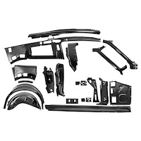 GMK3021503673KR Frame Component Kit Quarter Door for 1967-1968 Mustang Fastback