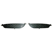 GMK3023255712P Pair Hood Scoop Grilles for 1971-1973 Ford Mustang