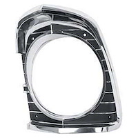 GMK401106067L Left/Driver Side Headlamp Bezel for 1967 Chevy Nova