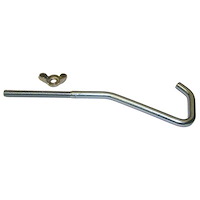 GMK401172667S Spare Tire J-Bolt & Wing Nut 1967 X-Body 1967-1969 Camaro, Pontiac Firebird With Space Saver Spare