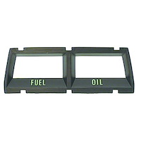 GMK4012554686 Console Gauge Bezel 68-76 X-Body 1968-1969 Camaro Fuel & Oil