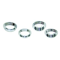 GMK4020523683S Dash Knob Bezel Set 1968 Camaro, Pontiac Firebird Set Of 4 Bezel With Lettering