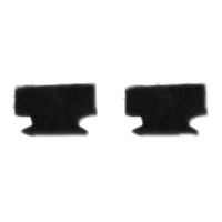 GMK4020523698P Dash Ashtray Door Bumpers for 1967-1969 Camaro, Pontiac Firebird