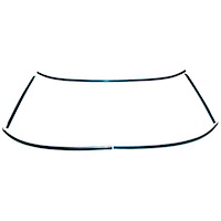 GMK4020525671S Front Windshield Reveal Molding Set for 1967-1969 Chevrolet Camaro