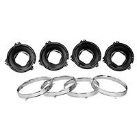 GMK403106367S 8 Pieces Headlamp Mounting Ring Set for 1967-1970 Oldsmobile Cutlass