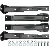 GMK4143807671S Rear Bumper Bracket Set for 1967-1972 Chevrolet & GMC Swb 4WD Truck Only