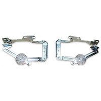GMK456221081P Left/Driver Side/Right/Passenger Side Pair With Springs Hood Hinges for 1981-1988 Oldsmobile Cutlass