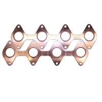Pro Copper Embossed Exhaust Gaskets For Ford 4.6 - 5.4L 3V Modular V8 with Round/Stock Manifolds