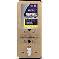 60040 High Performance European Formula 0W-40 Synthetic Motor Oil [6 Gallon Ecobox]