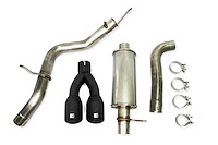 422179-BLK Cat-Back Exhaust System for 2019-2023 Ford Ranger 2.3L [Side-Exit, Black Tips]