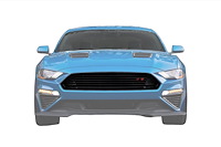 422275 Front Grille for 2018-2023 Ford Mustang