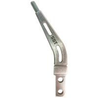 6" Layback Shifter Stick Billet Aluminum Brushed Aluminum Finish