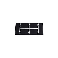 5 Speed console shift pattern plate for 1968 1972 Chevelle OE look and quality
