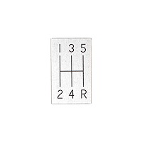 5 speed shift pattern plate for 1963 1967 Chevy Corvette