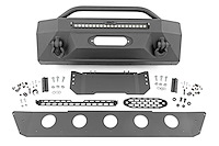 10744 Front Bumper, Hybrid, 20" Blk LED, Fits Select Toyota 4Runner 2WD/4WD