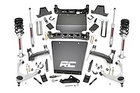 11633 Suspension Lift Kit w/N3 Shocks; 7 in. Lift; Stamped Steel LCA; Forged UCA; Bracket; N3 Strut; w/N3 Rear Shocks;