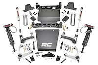 11657 Suspension Lift Kit w/V2 Shocks; 7 in. Lift; Stamped Steel LCA; Forged UCA; Bracket; Vertex Coilovers; w/V2 Rear Shocks;