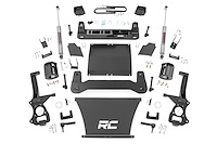 21630 6 in. Lift Kit, Mono Leaf Rear, Fits Select Chevy Silverado 1500